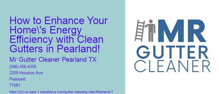 How to Enhance Your Home's Energy Efficiency with Clean Gutters in Pearland!